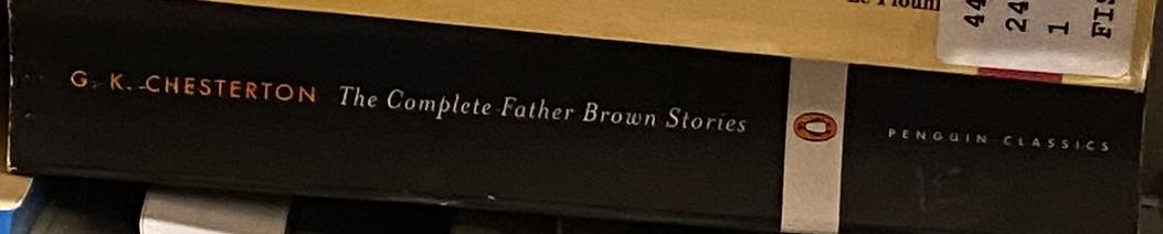 Father Brown stories / G. K. Chesterton ; Illustrations by Edward Ardizzone. spine