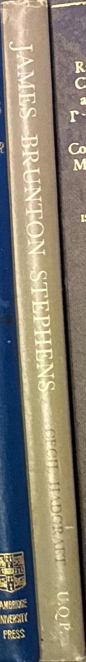 James Brunton Stephens / Cecil Hadgraft spine