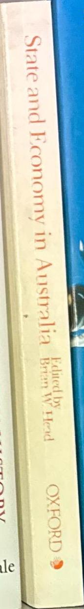 State and economy in Australia / edited by Brian Head spine