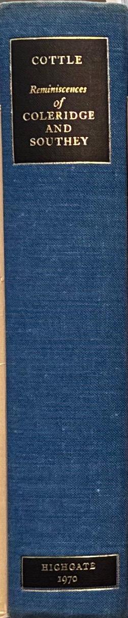 Reminiscences of Samuel Taylor Coleridge and Robert Southey spine