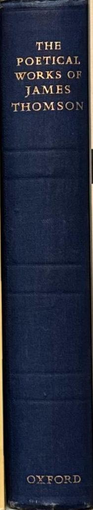 The poetical works of James Thomson spine