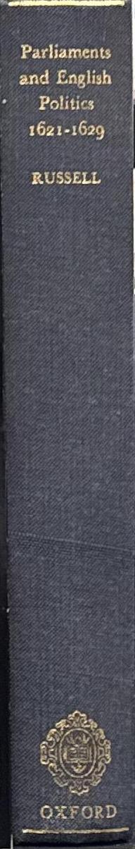 Parliaments and English politics, 1621–1629 spine
