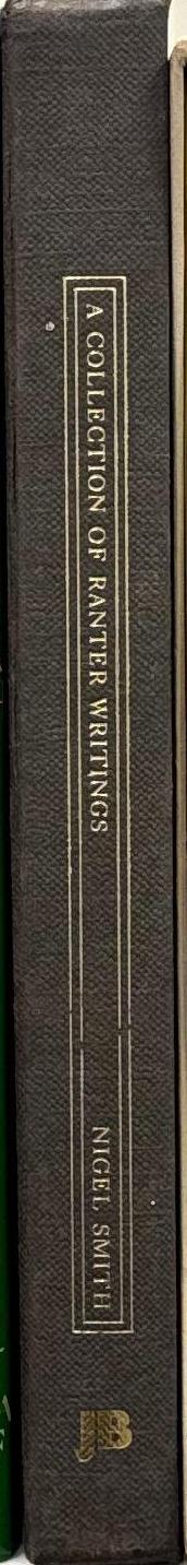 A collection of Ranter writings / edited by Nigel Smith ; foreword by John Carey spine