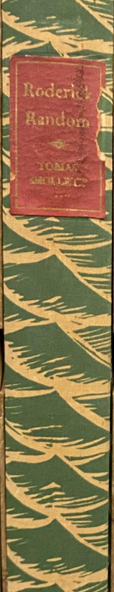 The adventures of Roderick Random spine