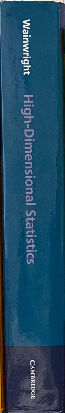 High-dimensional statistics : a non-asymptotic viewpoint spine