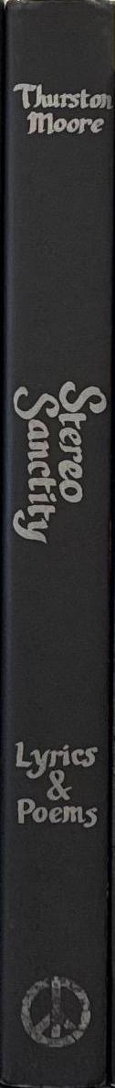 Stereo sanctity : lyrics & poems spine