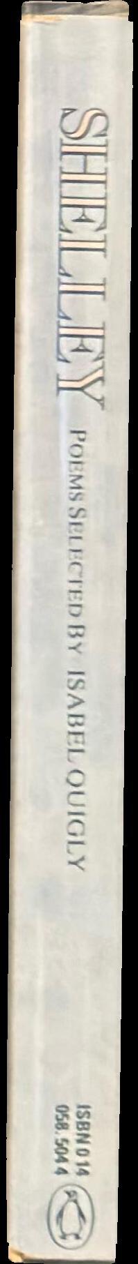 Shelley : selected poetry spine