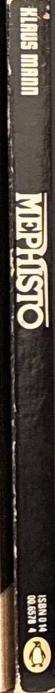 Mephisto / Klaus Mann ; translated by Robin Smyth spine