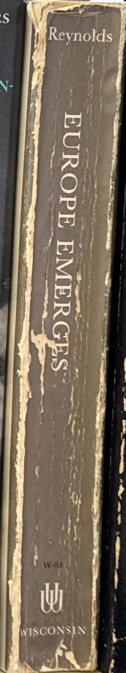 Europe emerges : transition toward an industrial world-wide society 600–1750 spine