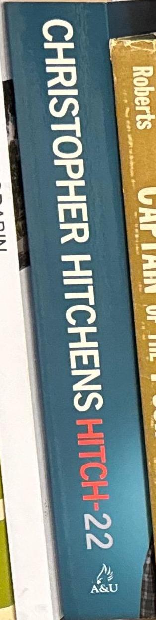 Hitch-22 : a memoir / Christopher Hitchens spine
