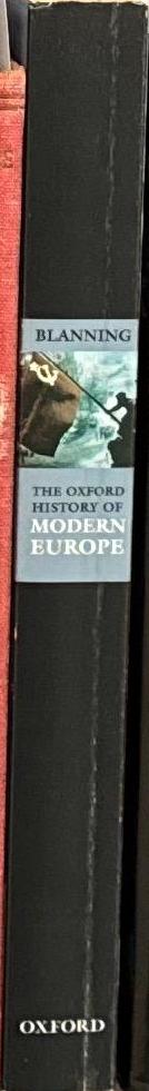 The Oxford history of modern Europe / edited by T. C. W. Blanning spine