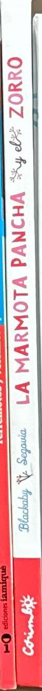 La Marmota Pancha y el Zorro \ Susan Blackaby spine