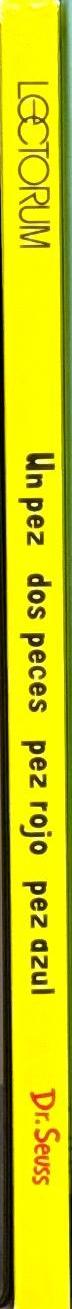 Un pez dos peces : pez rojo : pez azul \ Dr Seuss spine