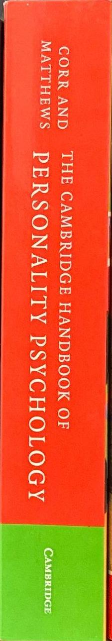 The Cambridge handbook of personality psychology \ Edited by Philip J. Corr and Gerald Matthews spine