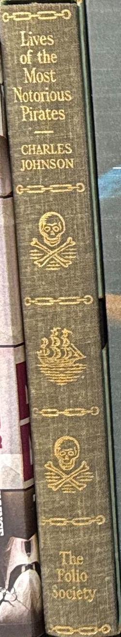 Lives of the most notorious pirates / by Charles Johnson spine
