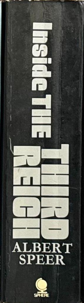 Inside the third reich / Albert Speer spine