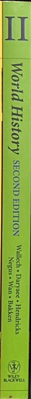 World history : a concise thematic analysis II / Steven Wallech [and 6 others] spine