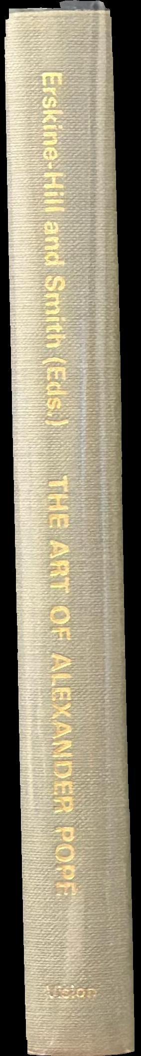 The art of Alexander Pope spine