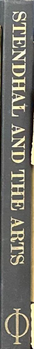 Stendhal and the arts / selected and edited by David Wakefield spine