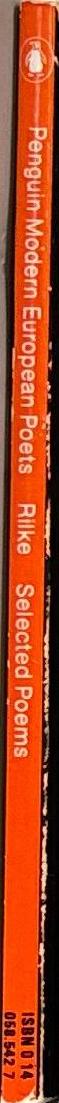 Selected poems / Rilke ; translated with an introduction by J. B. Leishman spine