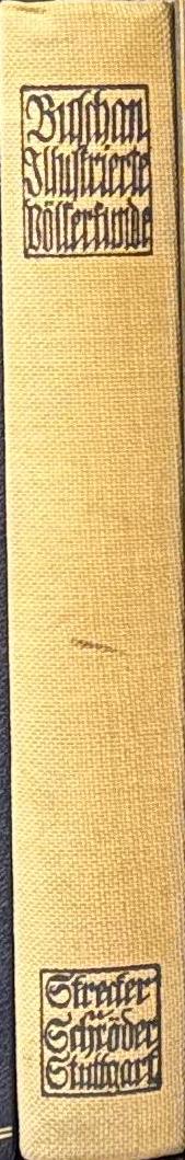 Illustrierte völkerkunde / Georg Buschan spine