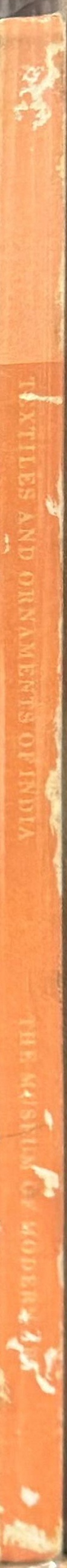 Textiles and ornaments of India : a selection of designs spine