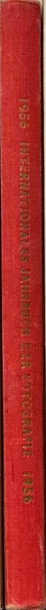 Internationales jahrbuch der fotografie 1956 / edited by Norman Hall and Basil Burton spine