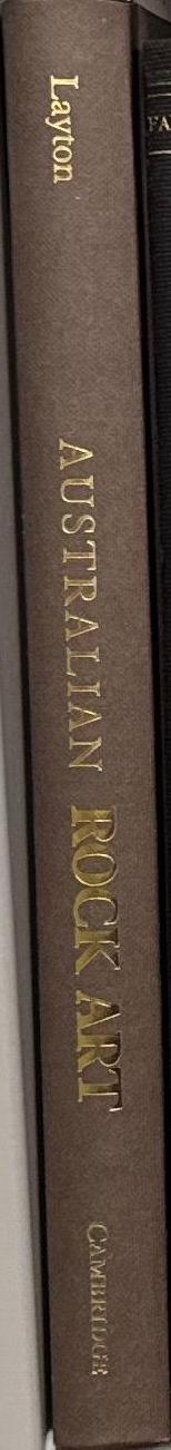 Australian rock art : a new synthesis / Robert Layton spine