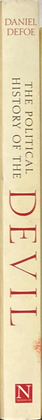 The political history of the devil / Daniel Defoe spine
