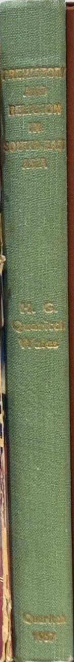 Prehisory and Religion in South-East Asia /  by H. G. Quaritch Wales spine