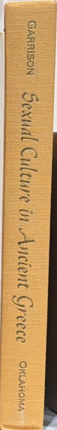 Sexual culture in ancient Greece / Daniel H. Garrison spine