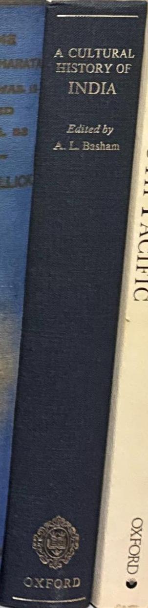 A cultural history of India / edited by Arthur Basham spine