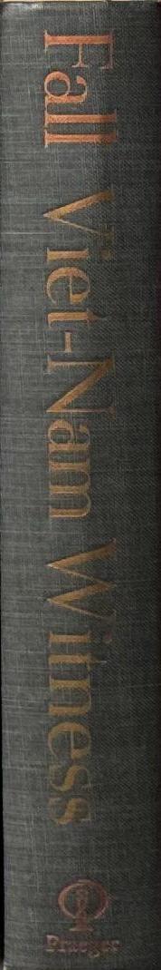 Viet-Nam witness 1953–66 / Bernard B. Fall spine