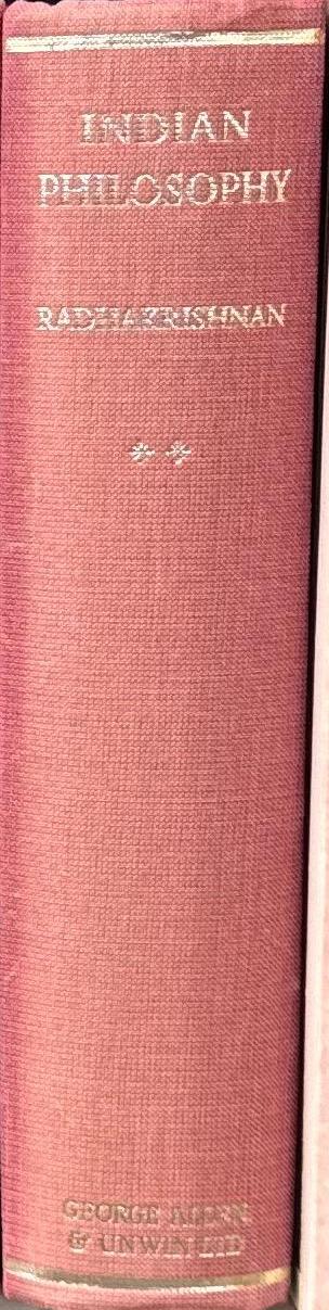 Indian Philosophy: volume II / by Radhakrishnan spine