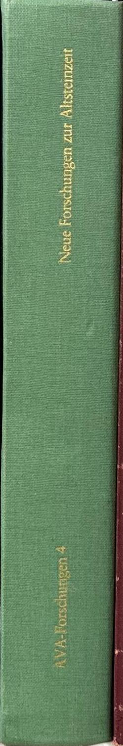 Neue Forschungen zur Altsteinzeit / von O. Bar-Yosef ... [et al.] spine