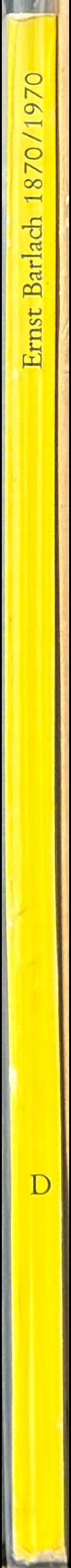 Ernst Barlach, 1870/1970 spine