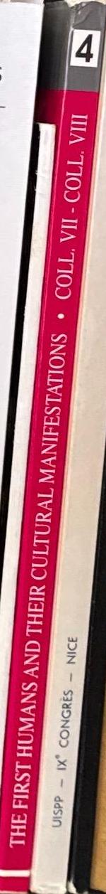 The first humans and their cultural manifestations / edited by Fiorenzo Facchini spine