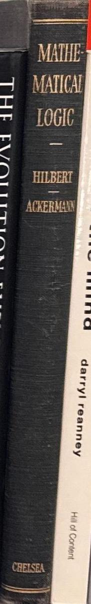 Principles of mathematical logic / D. Hilbert and W. Ackermann ; translated from the German by Lewis M. Hammond, George G. Leckie, F. Steinhardt ; edited and with notes by Robert E. Luce spine