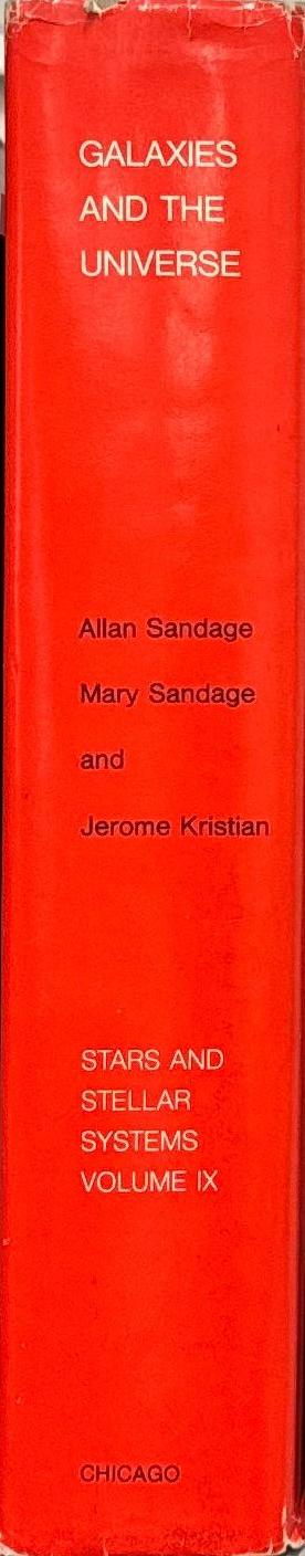Galaxies and the universe / edited by Allan Sandage, Mary Sandage and Jerome Kristian spine