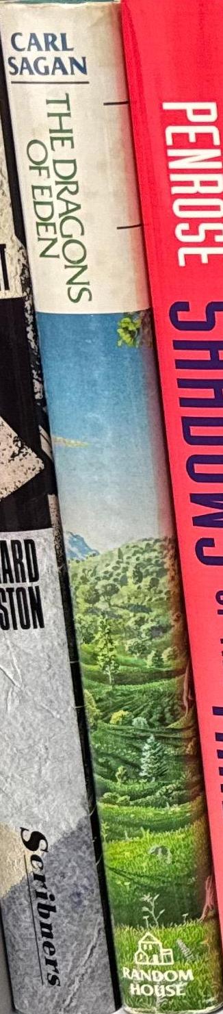 The dragons of Eden : speculations on the evolution of human intelligence / Carl Sagan spine