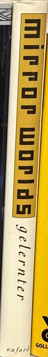 Mirror worlds : or the day software puts the universe in a shoebox… how will it happen and what will it mean / David Gelernter spine