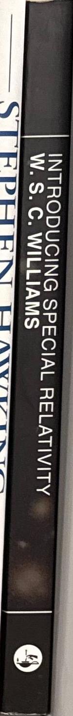 Introducing special relativity / W.S.C. Williams spine