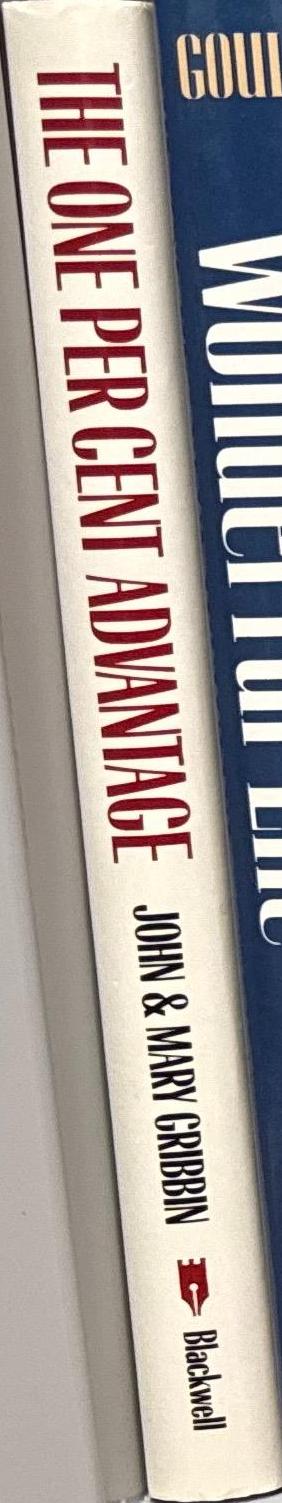 The one per cent advantage : the sociobiology of being human / john & Mary Gribbin spine