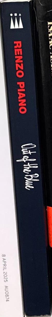 Renzo Piano : out of the blue / in collaboration with Roberto Brignolo spine