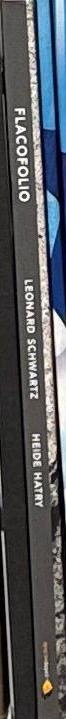 Flacofolio / micro-essays by Leonard Schwartz ; assemblages by Heide Hatry spine