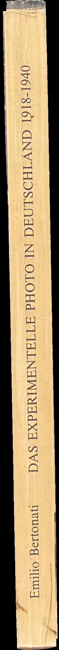 Das experimental photo in Deutschland, 1918–1940 spine