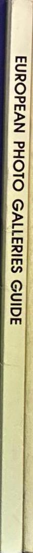 European photo galleries guide / [edited by Harald Bessler] spine