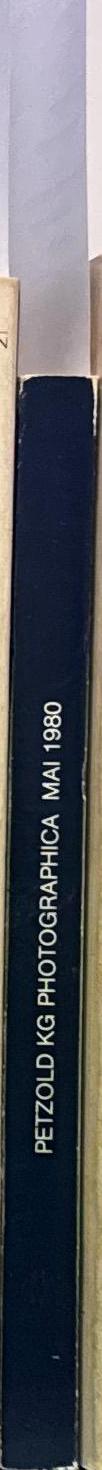 Auktion 2./3. Mai 1980 / Petzold KG Photographica spine