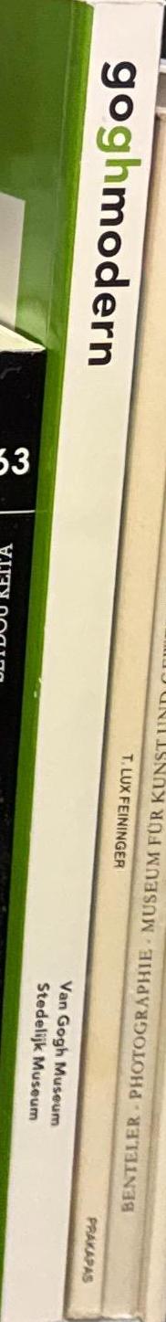 Gogh modern : Vincent van Gogh and contemporary art / Van Gogh Museum spine