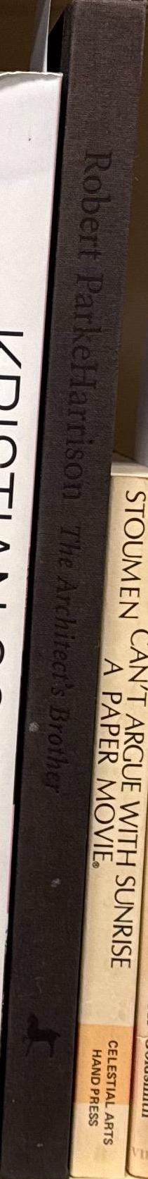 The architect's brother / Robert ParkeHarrison spine